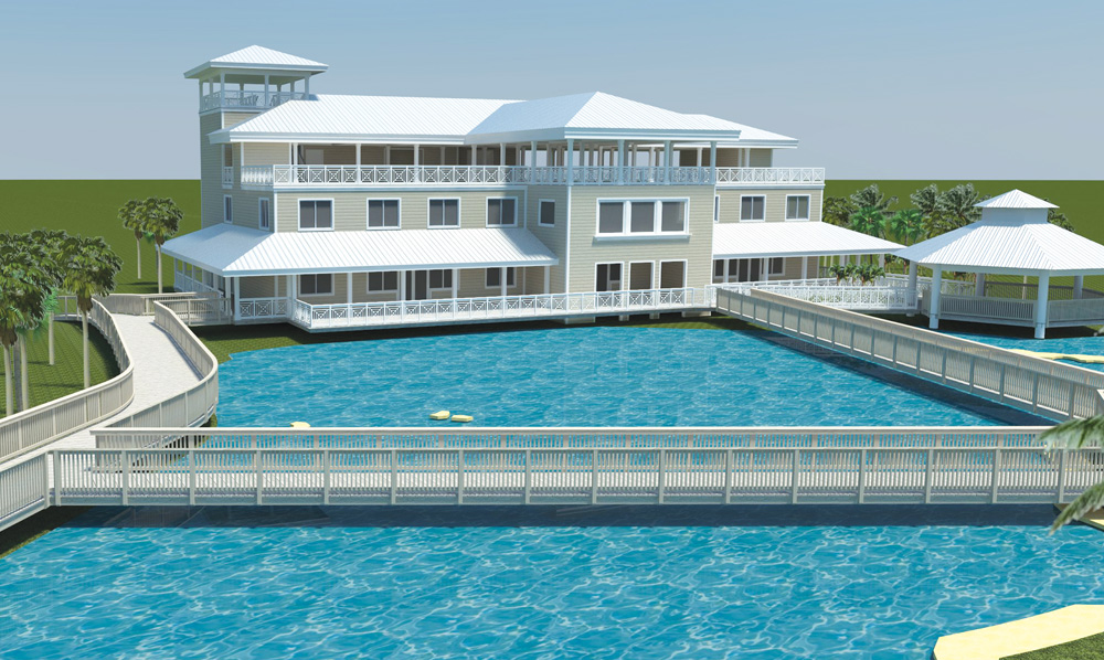 Rendering of the new building