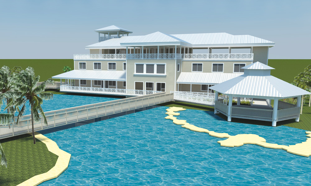 Rendering of the new building