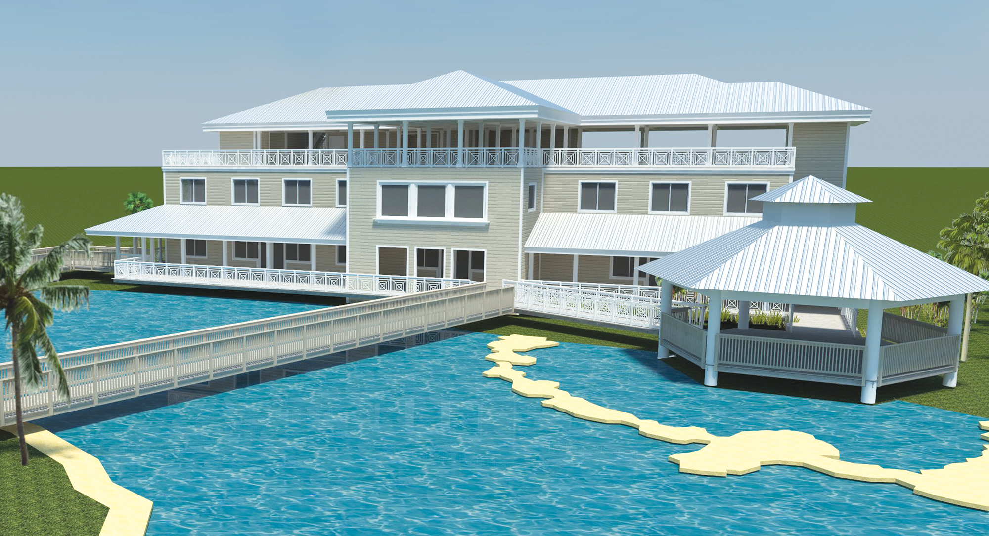 Rendering of the new building