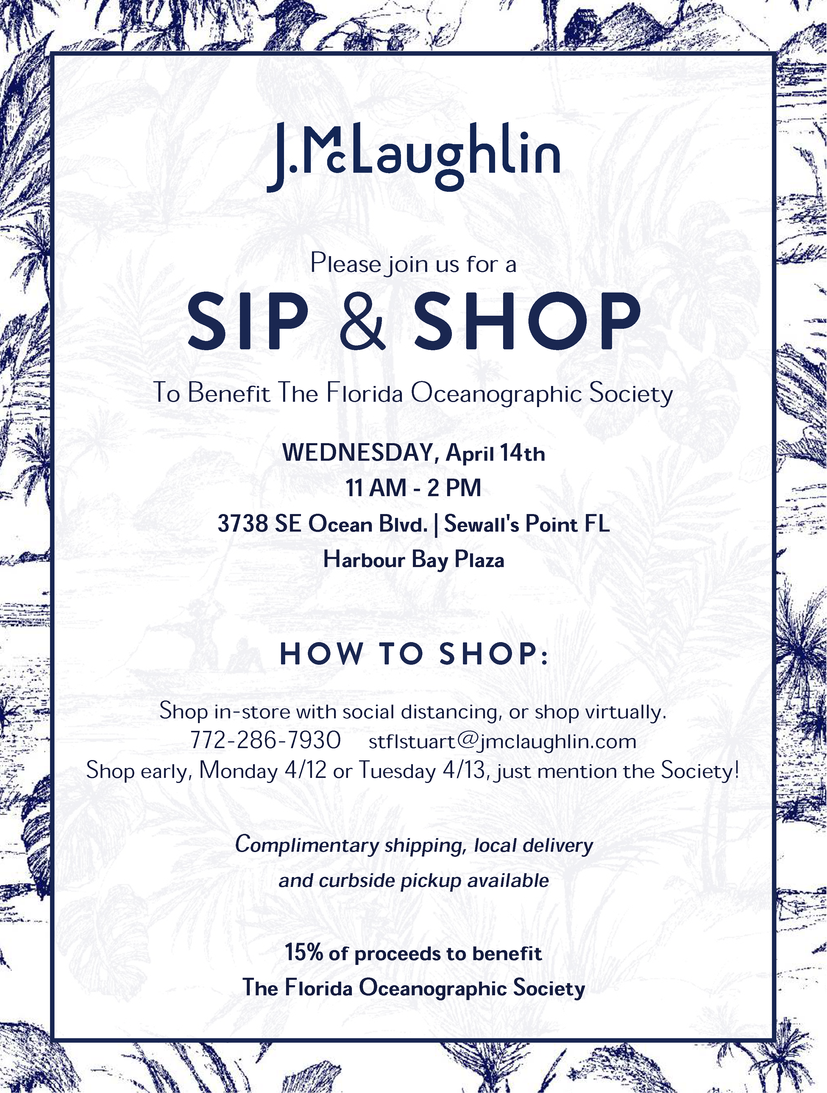 sip and shop