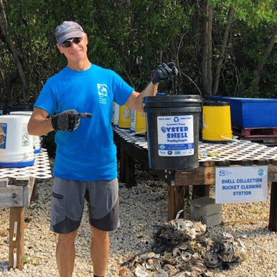 John Trahan Oyster Volunteer