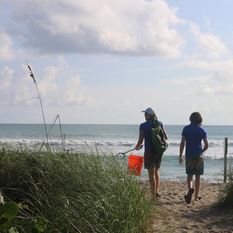 beach cleanup