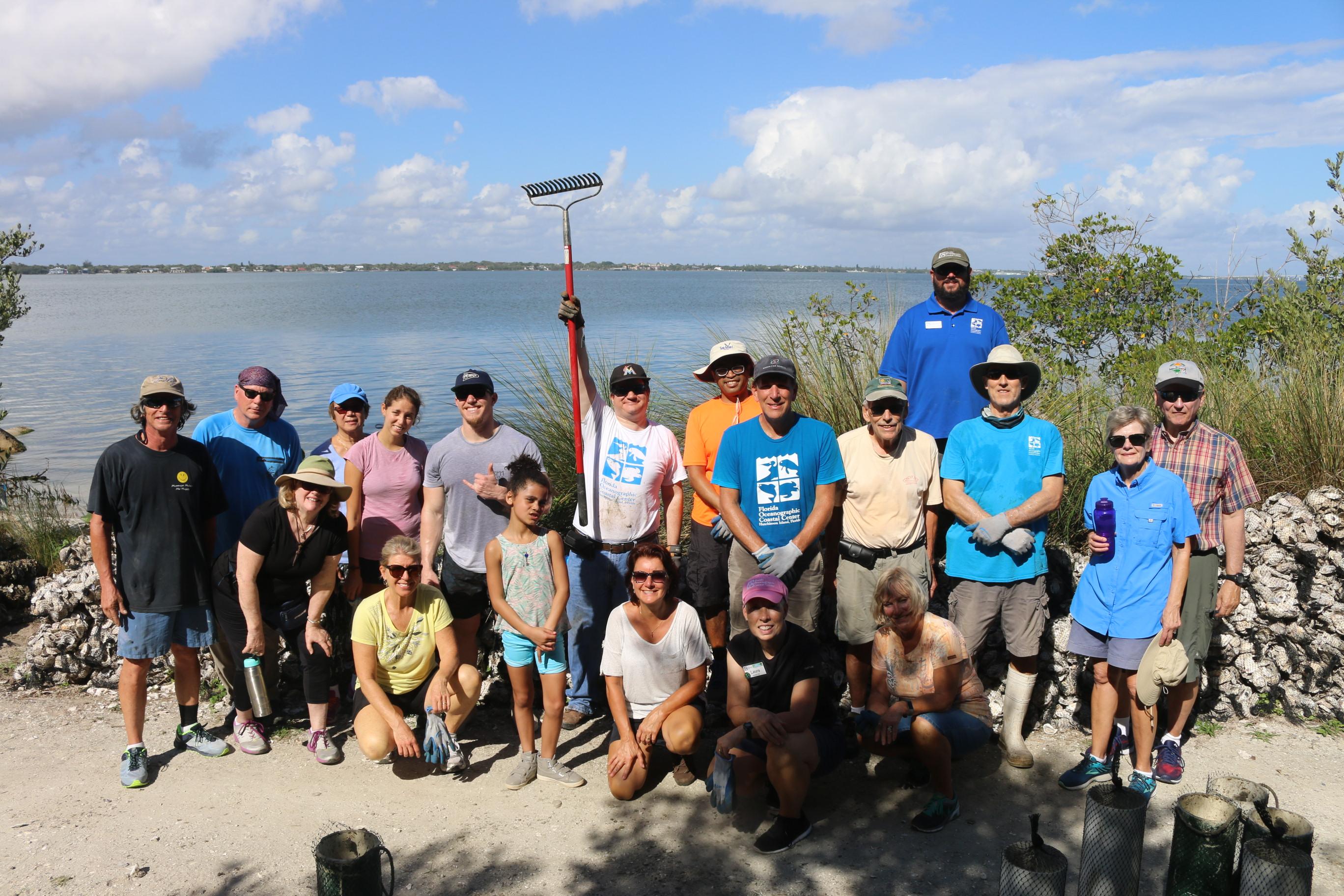 oyster shell volunteers 